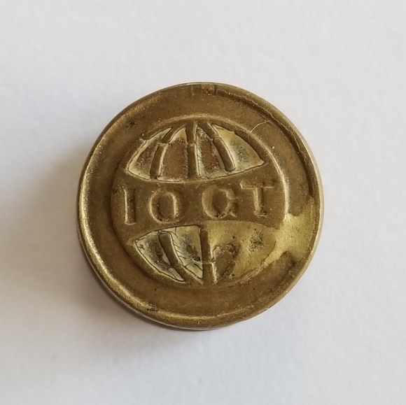 Vintage International Organisation of Good Templars collar stud Movendi - Picture 1 of 7